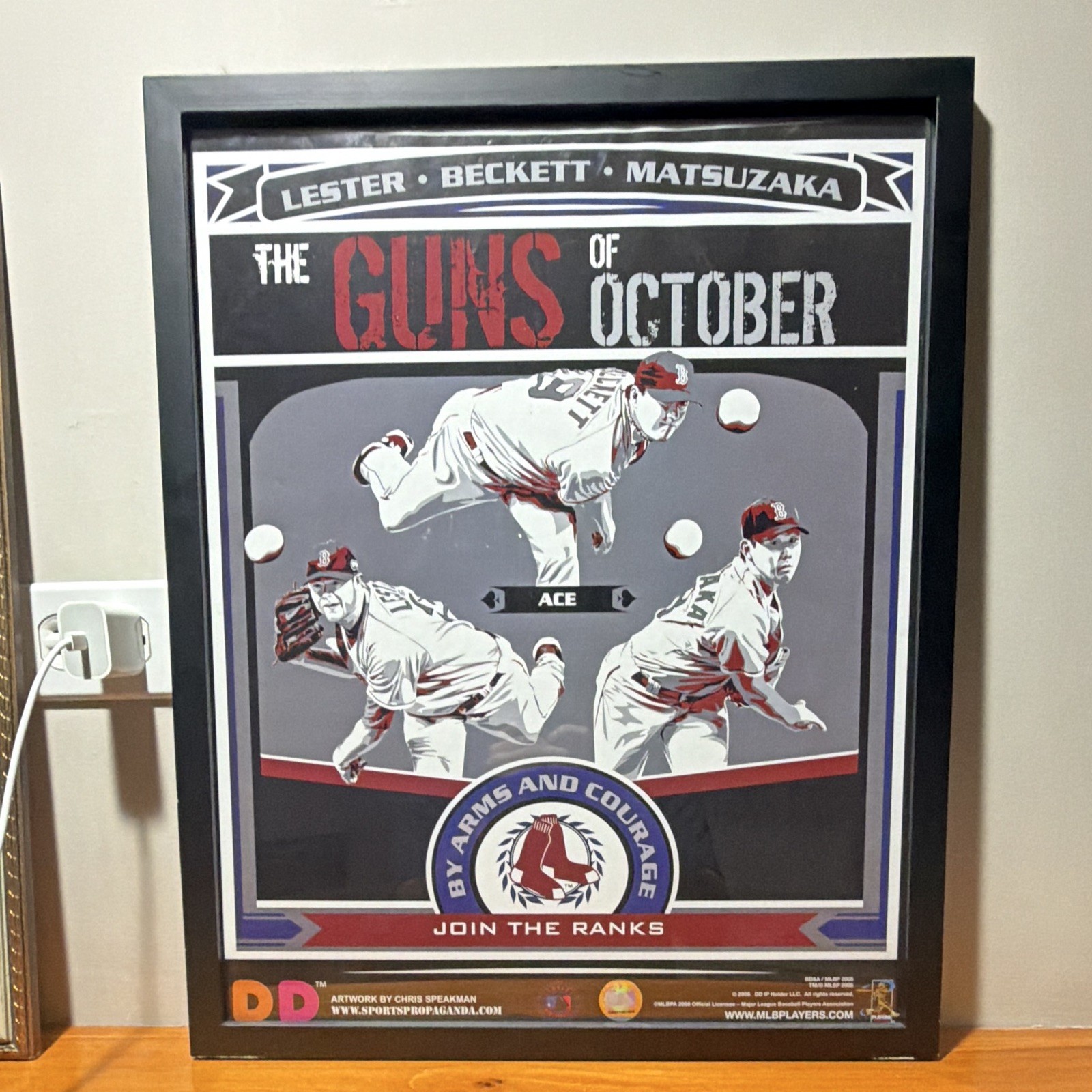 2008 Boston Red Sox Norman Memorabila Art Posters By Chris Speakman