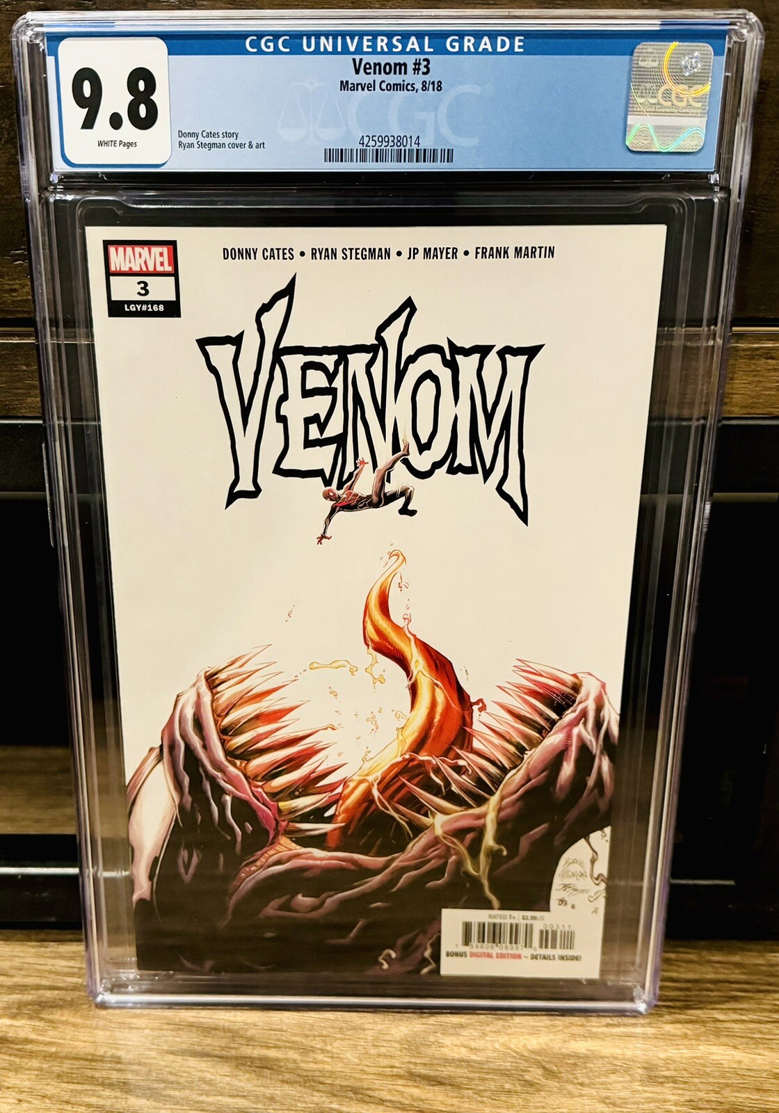 Venom #3  2018   1st First Print  1st First Appearance of Knull  CGC 9.8