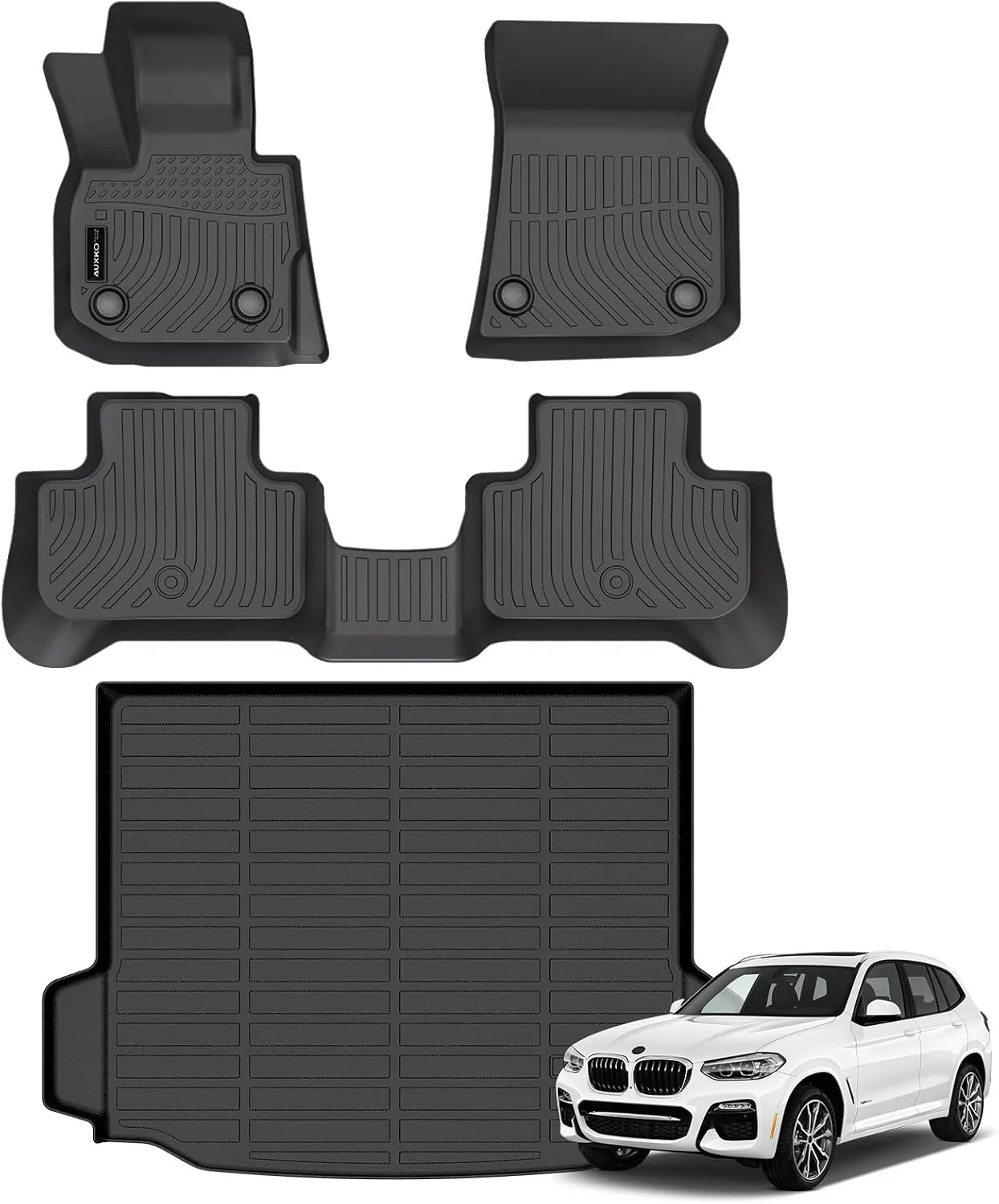 All Weather Floor Mats Cargo Mat for BMW X3 2018-2024 | for BMW X3 30i M40i X3M(