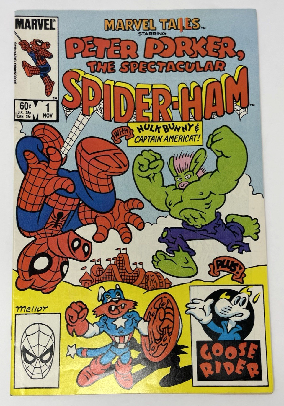 Marvel Comics Peter Porker The Spectacular Spider-Ham Marvel Tales Tails #1 1983