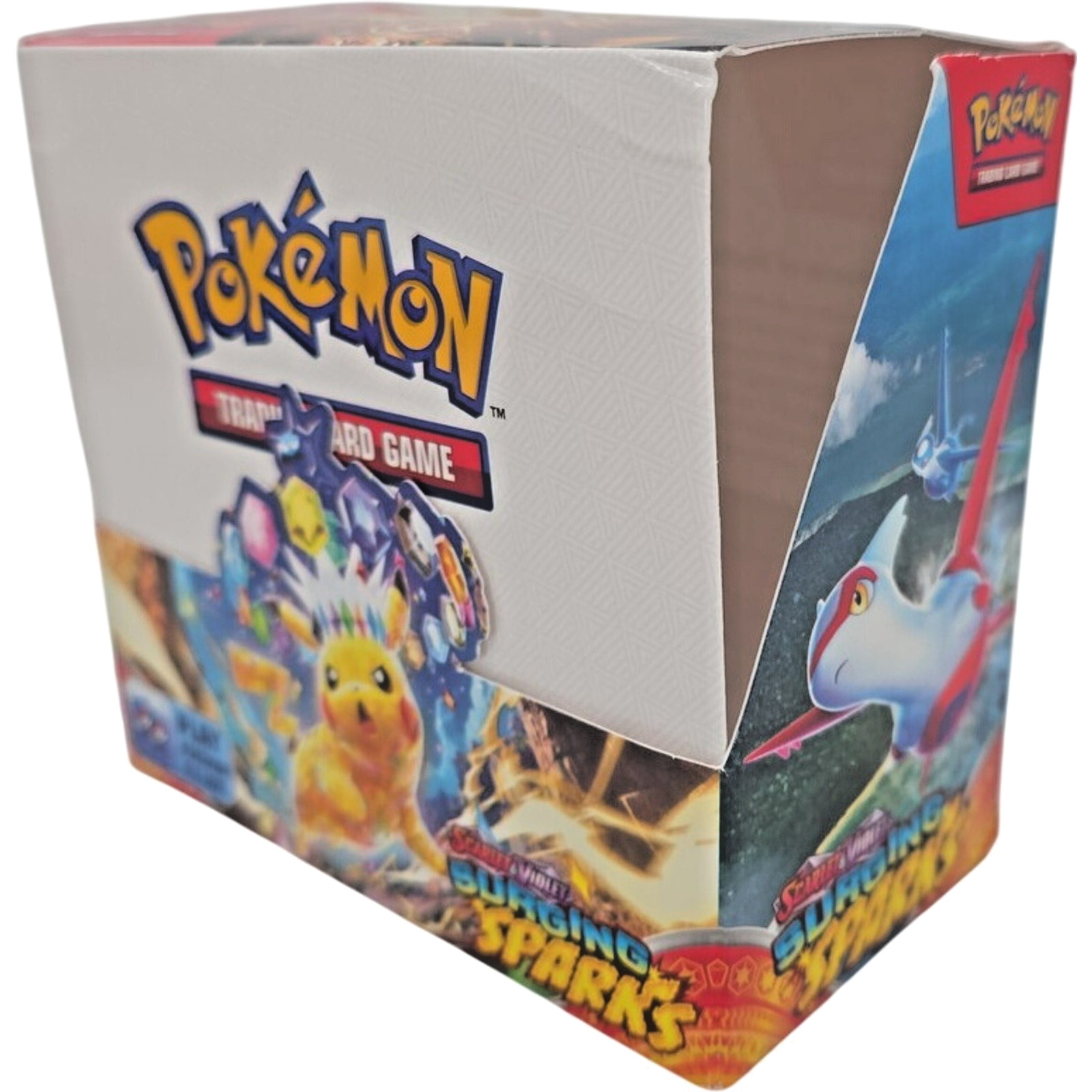 Pokemon TCG Scarlet & Violet Surging Sparks Empty Booster Box No Packs