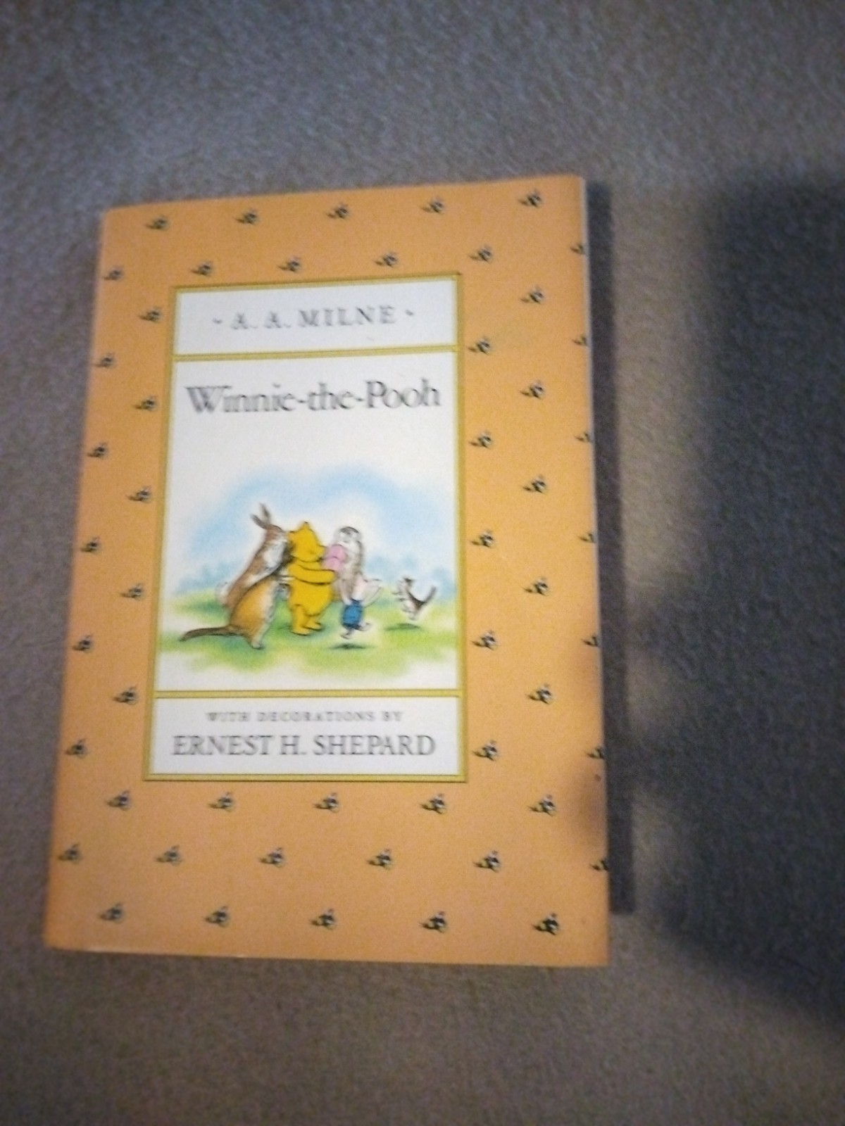 Vintage Winnie The Pooh Book by A.A. Milne with Decorations by Ernest H. Shepard