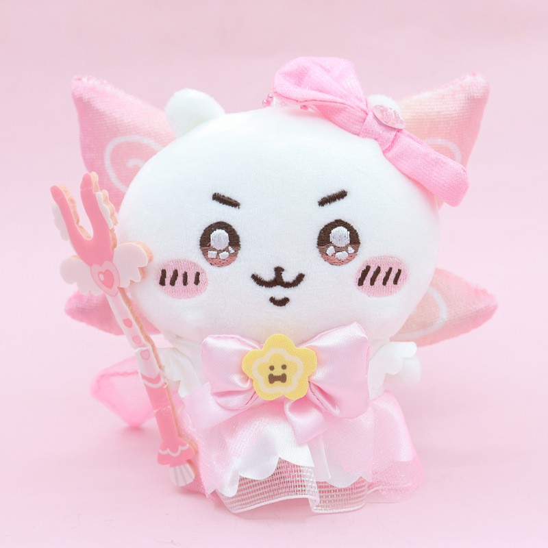 Magical Chiikawa Hachiware Usagi 10cm/4in Cartoon Plush Doll Keychain Fans Gift