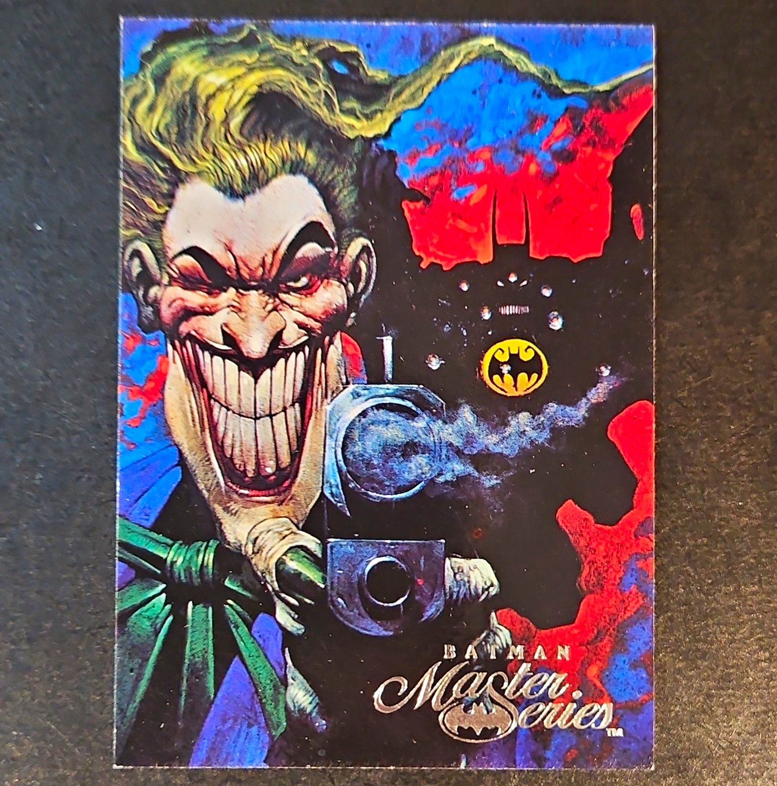 SkyBox 1995 Batman Master Series #27 Target Practice Joker/Batman Chase