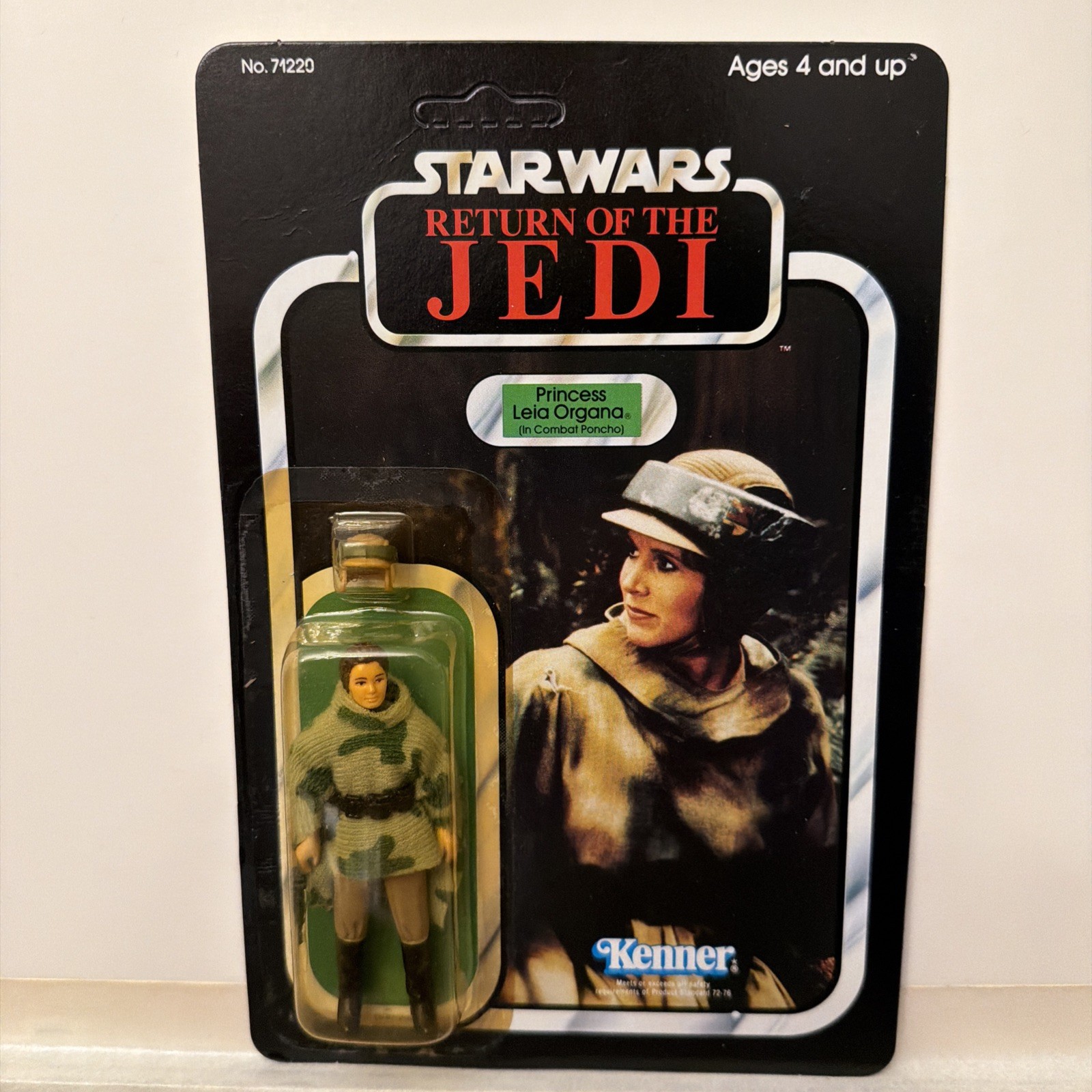 Vintage Star Wars Return of the Jedi Princess Leia Combat Poncho Rotj kenner moc