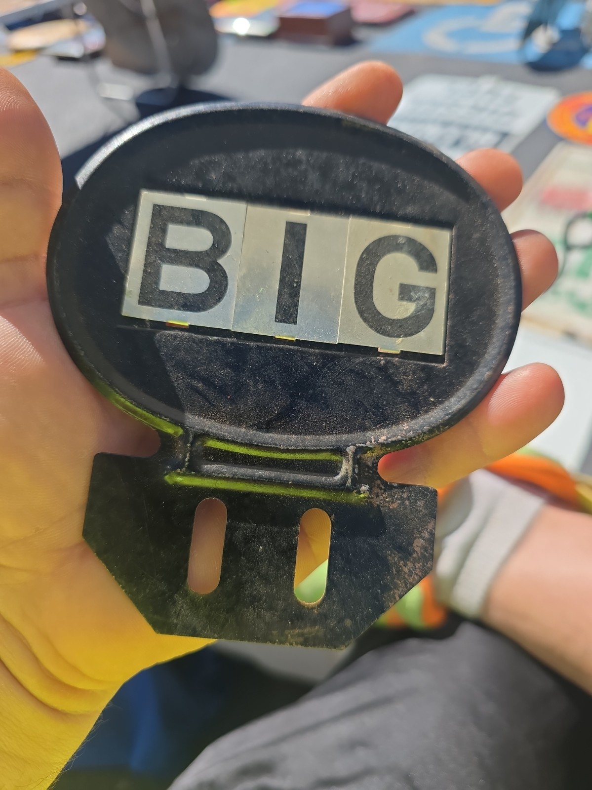 Vintage 1930s License Plate Topper 