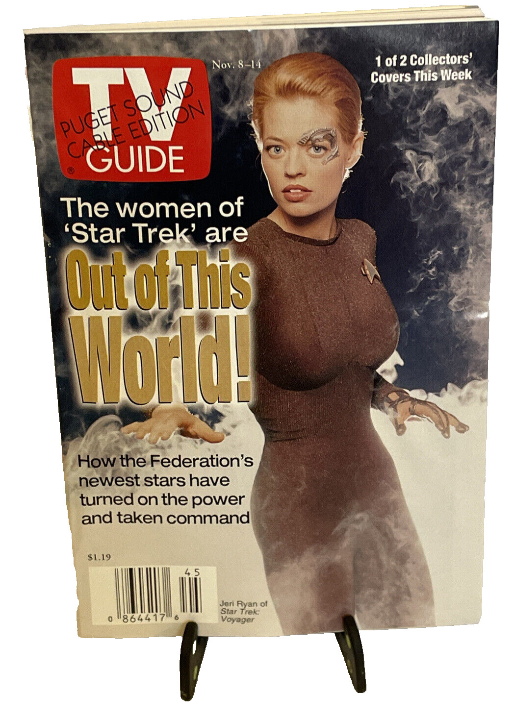 TV Guide Women of Star Trek November 8-14 1997 Puget Sound Cable Edition