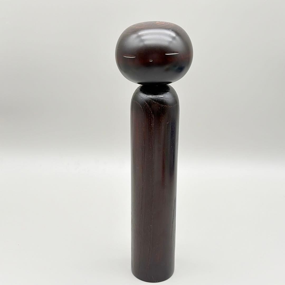 Usaburo Kokeshi Doll 32cm Black Modern Japanese Traditional Craft Rare