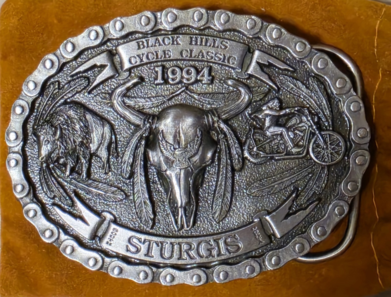 Harley Davidson Sturgis 1994 Black Hills Cycle Classic Belt Buckle Ltd. Ed.