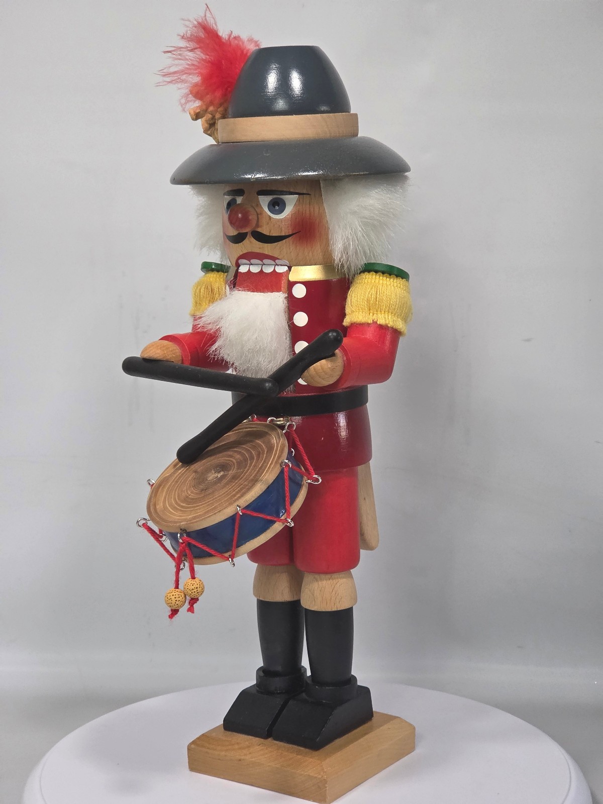 Steinbach West German Volkskunst Aus Hoenhameln drummer Nutcracker 15 inch