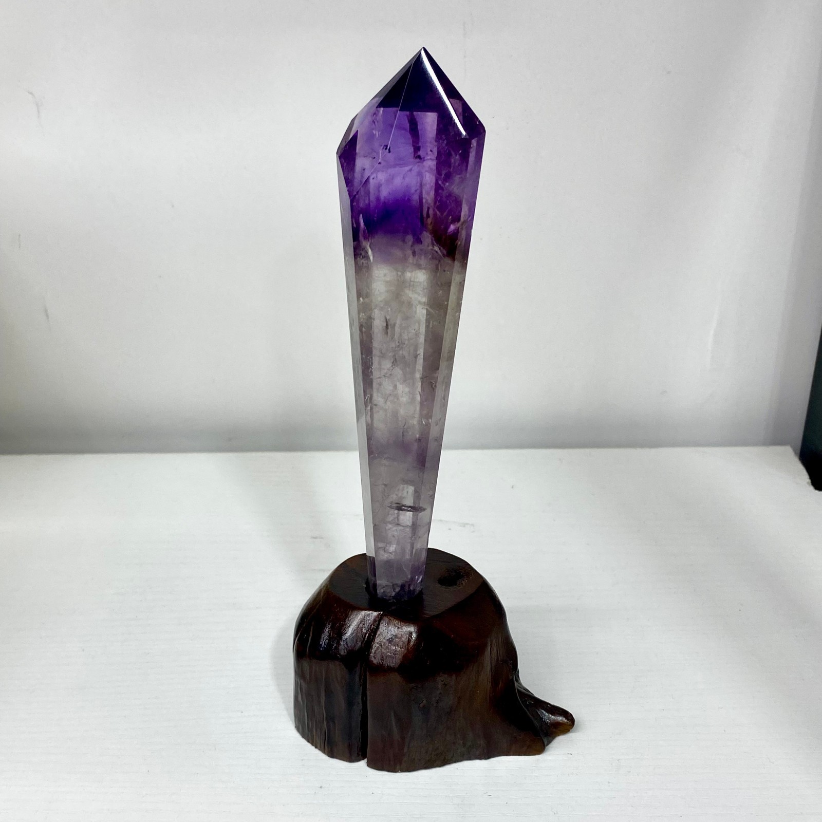 310G Top natural amethyst Scepter healing specimen