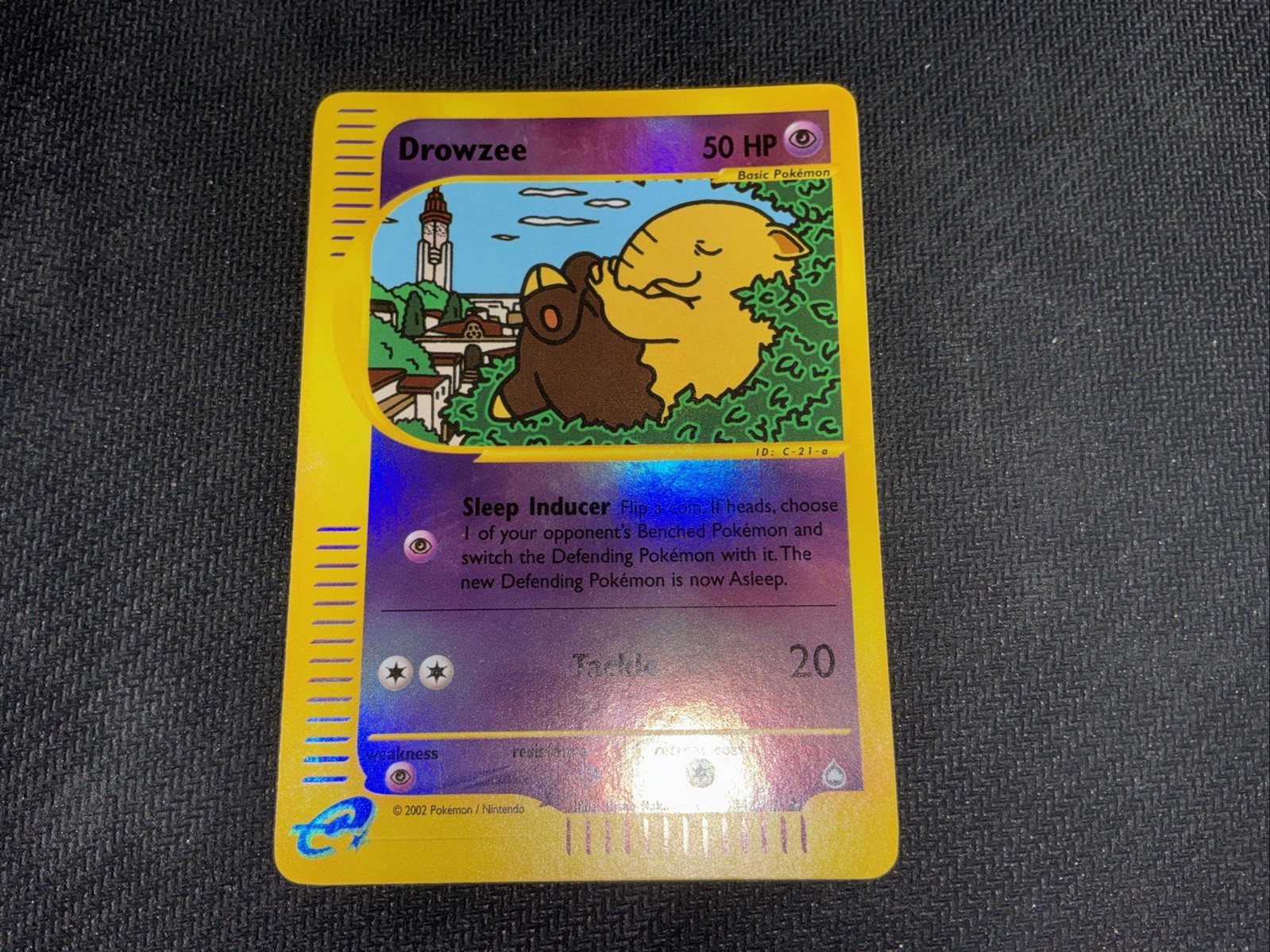 Pokemon - Drowzee 74a/147 - Aquapolis Reverse Holo Eng NN - No Shining