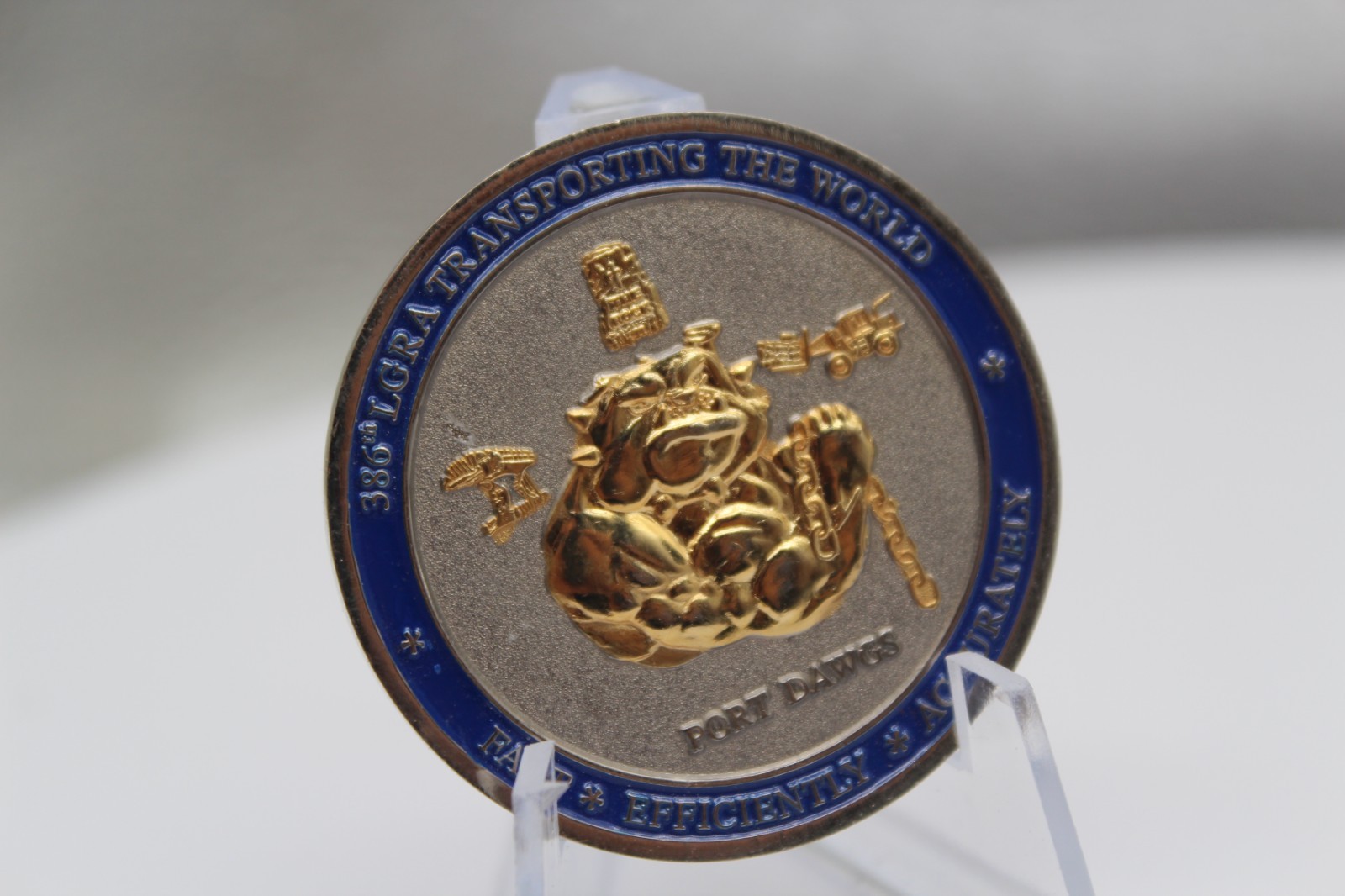 USAF 386th ELRS Ali Al Salem AB Kuwait Challenge Coin 1.73\