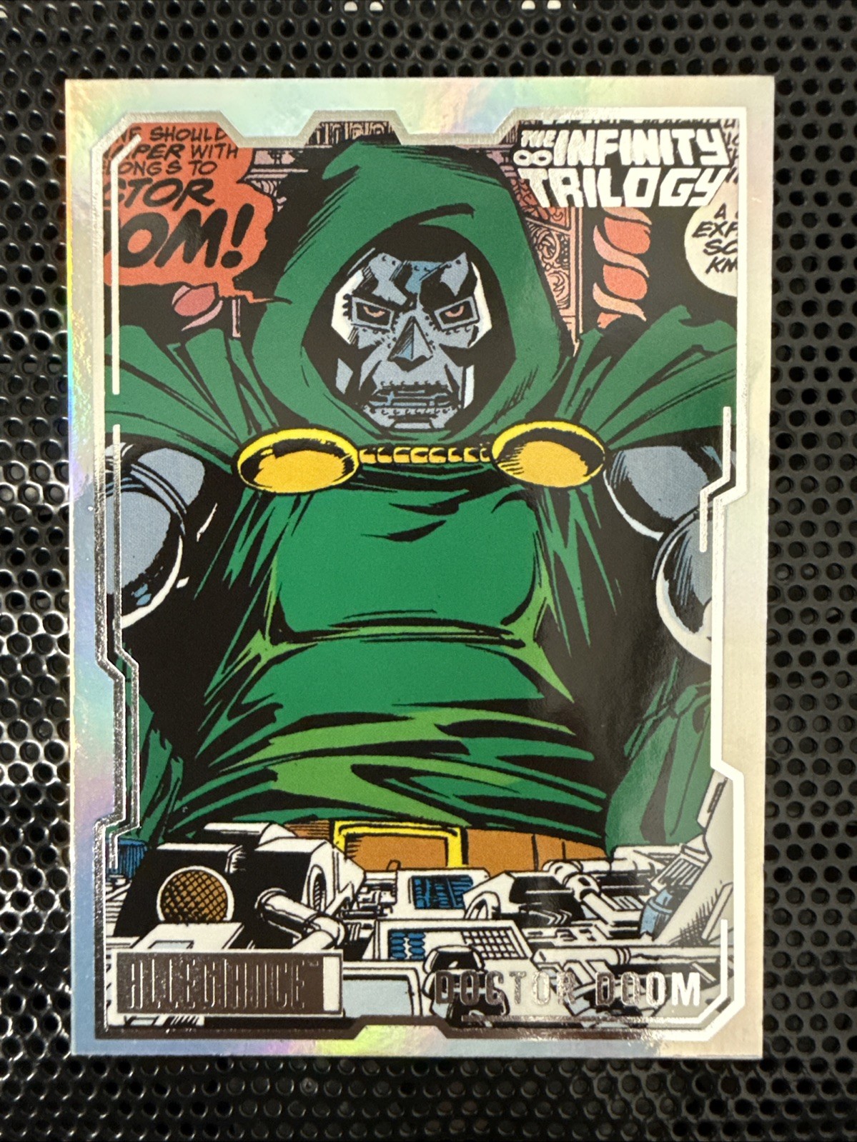 2023 Upper Deck Allegiance the Infinity Trilogy - #15 Doctor Doom - Rainbow