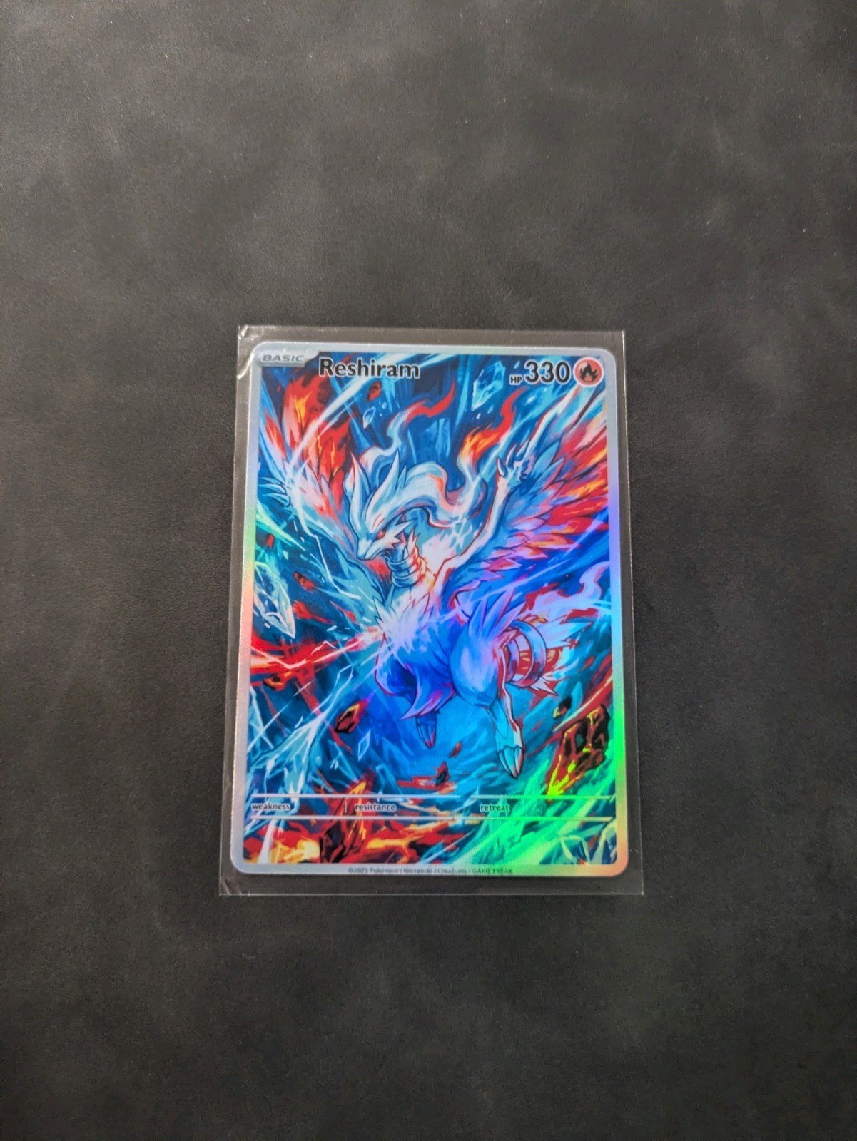 Dramatic Reshiram Holographic Display Card