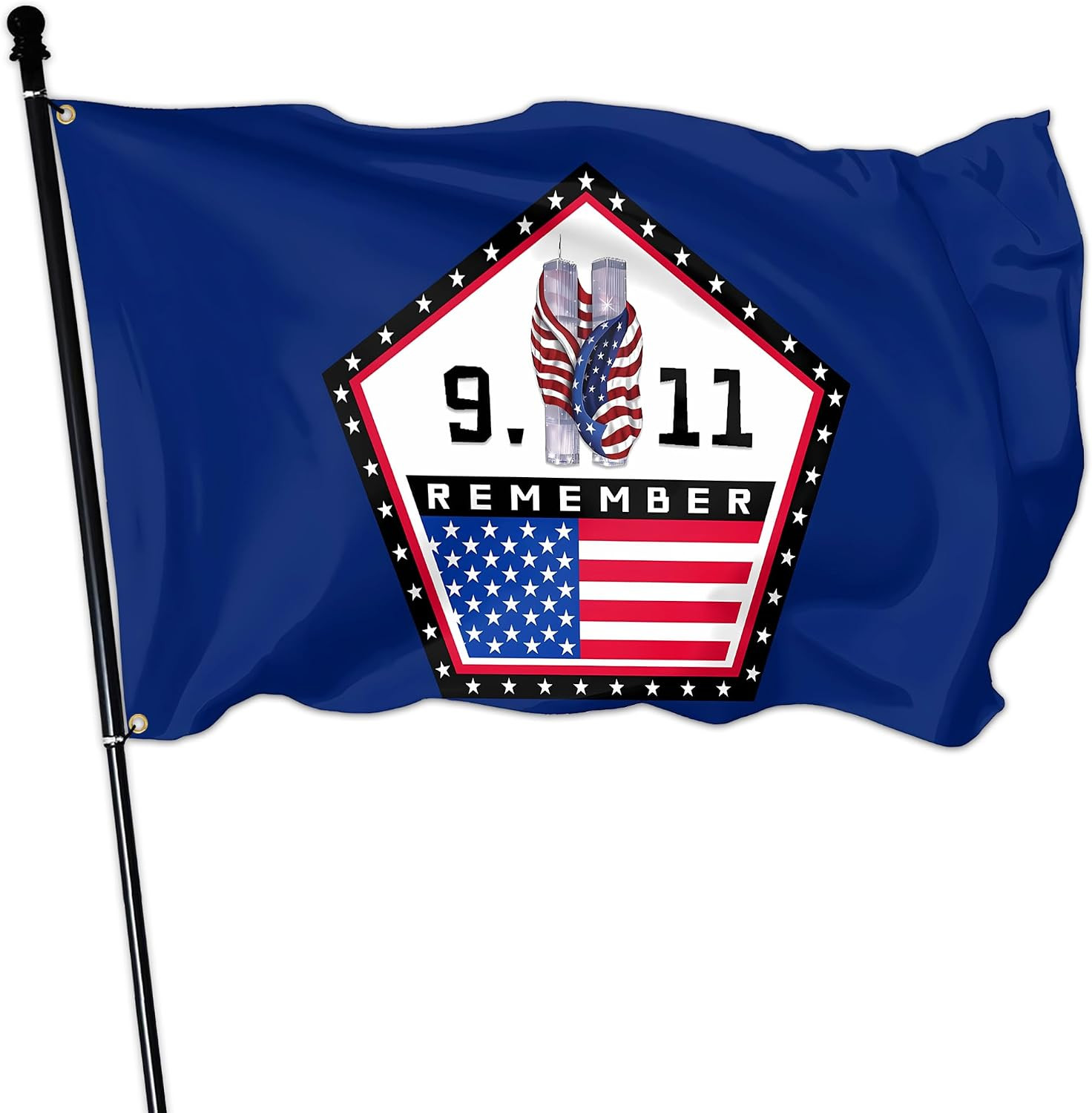 911 Remember Flag 3X5 Ft Outdoor Polyester 9/11 Never Forget Flag American