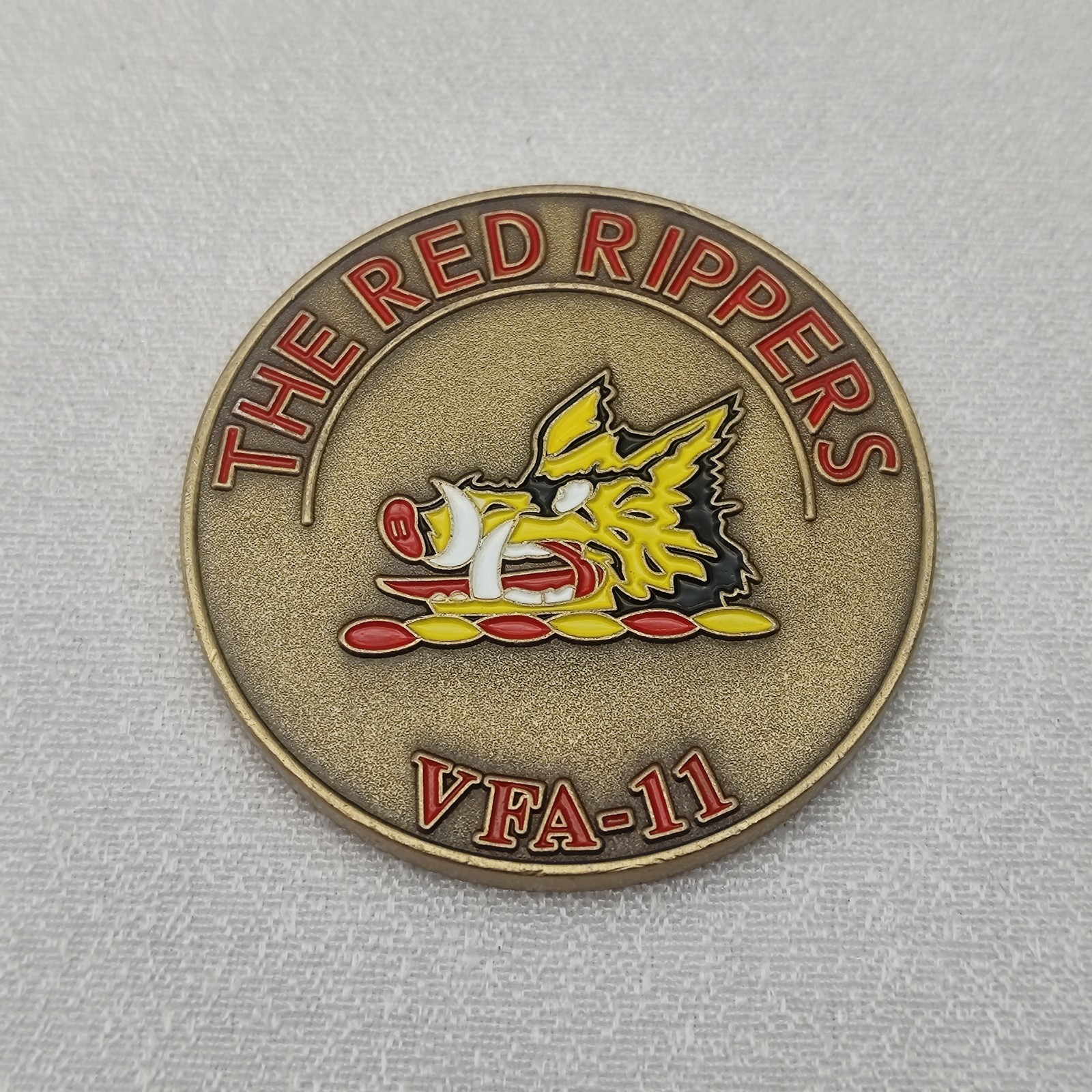 VFA-11 the Red Rippers Challenge Coin