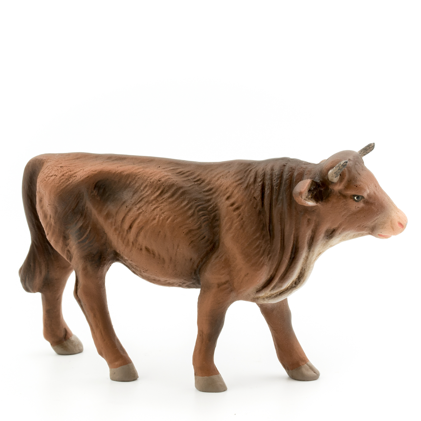 Marolin Paper Mache Brown Standing Ox 2.17\