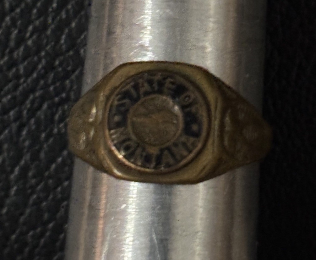 Vintage Antique State Montana Souvenir Ring Size 10