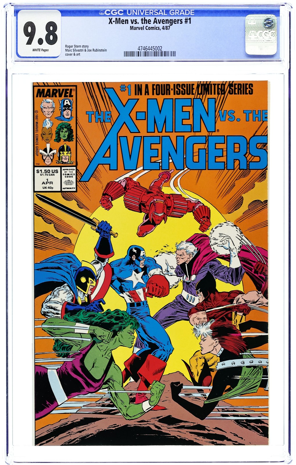 X-Men vs. the Avengers #1 CGC 9.8 1987 4746445002