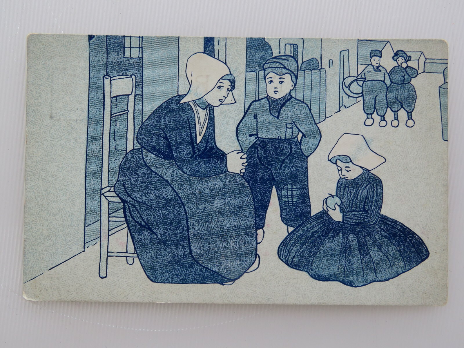 1900s Antique Postcard Undivided Children School Teacher Art A2094