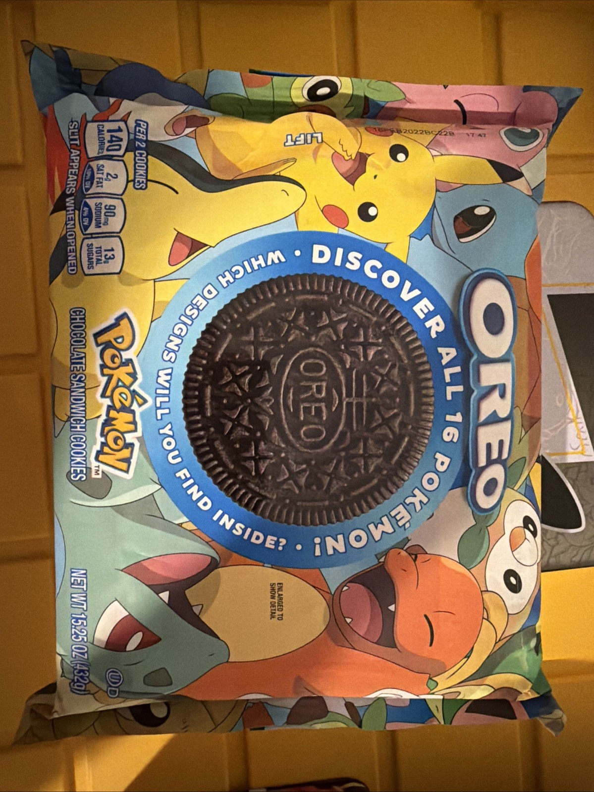 OREO x Pokémon Limited Edition Chocolate Sandwich Cookies (15.25 Oz)