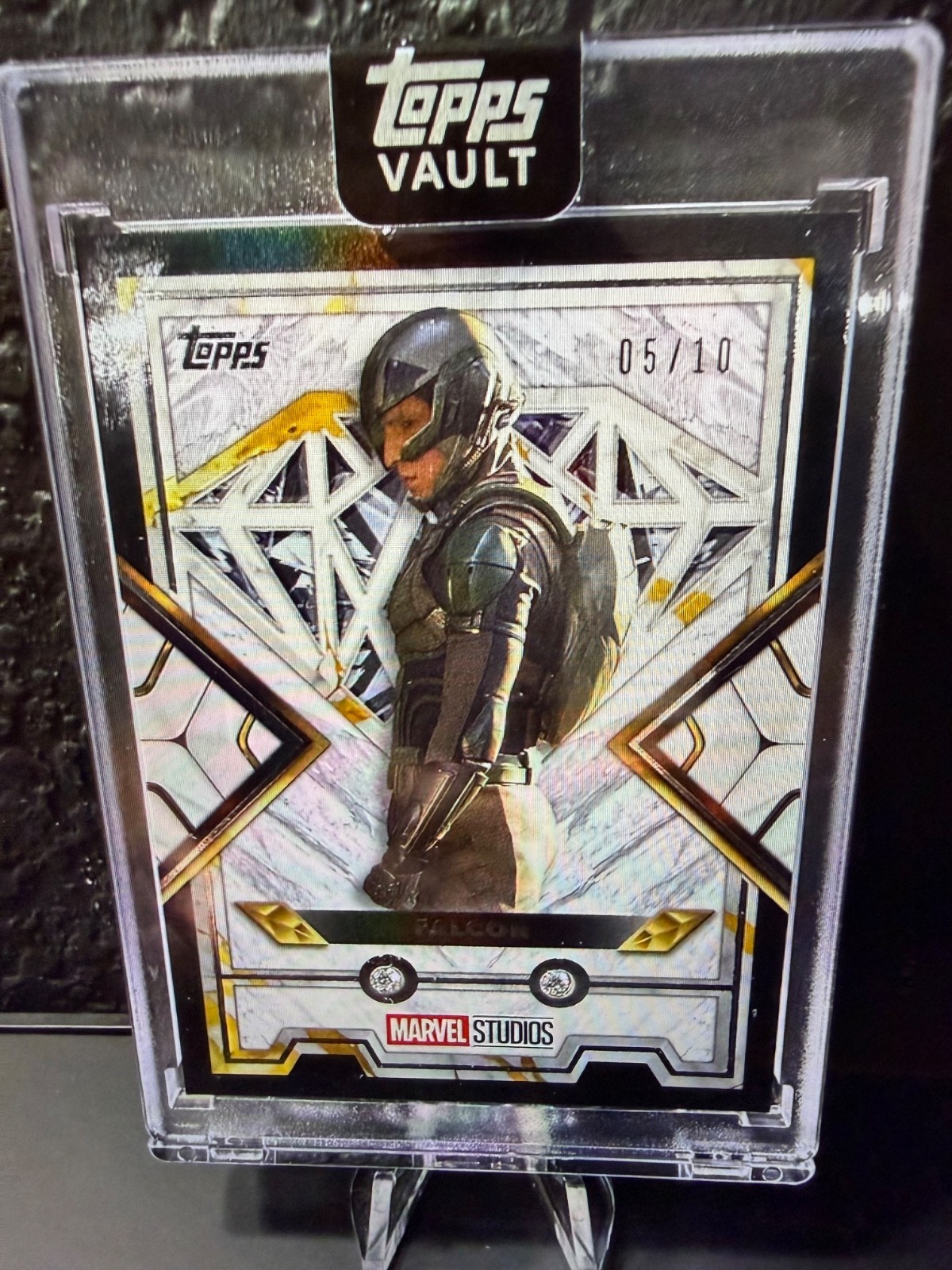 2026 Topps Vault Marvel Diamonds Falcon MD-11 Black Double Diamond 05/10