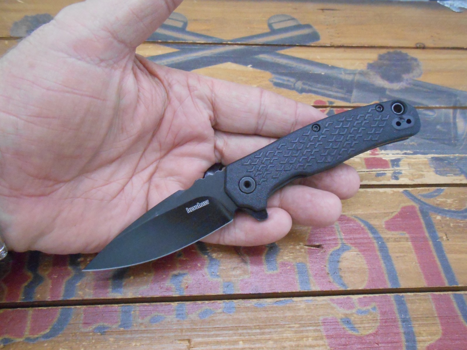 Kershaw Conduit 1407 Pocket Knife Liner Lock Plain Edge Blade