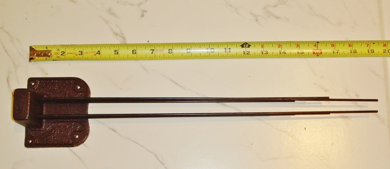 Vintage GRANDFATHER CLOCK  CHIME RODS PARTS King Arthur clock chime
