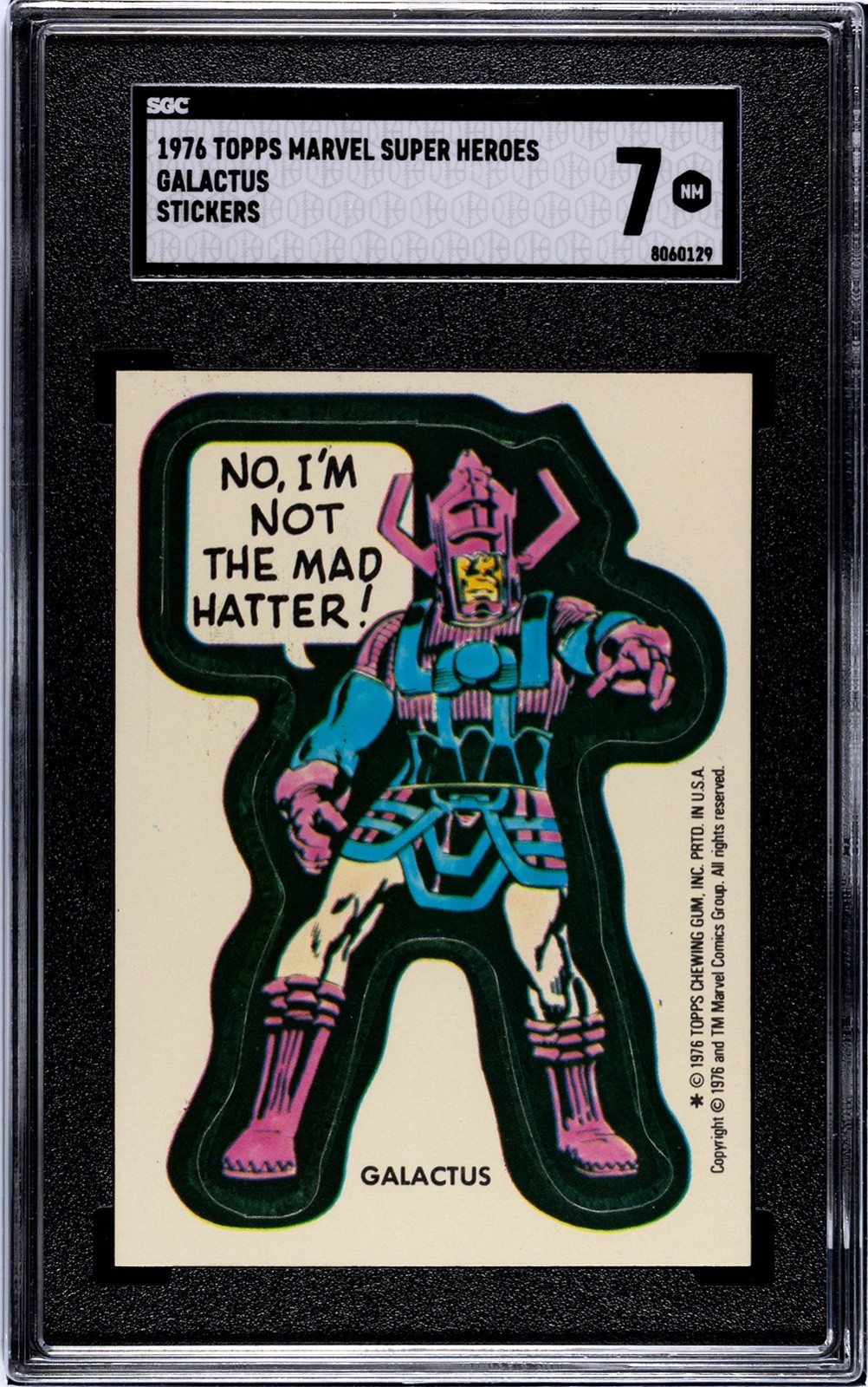 1976 Marvel Galactus Rookie SGC 7