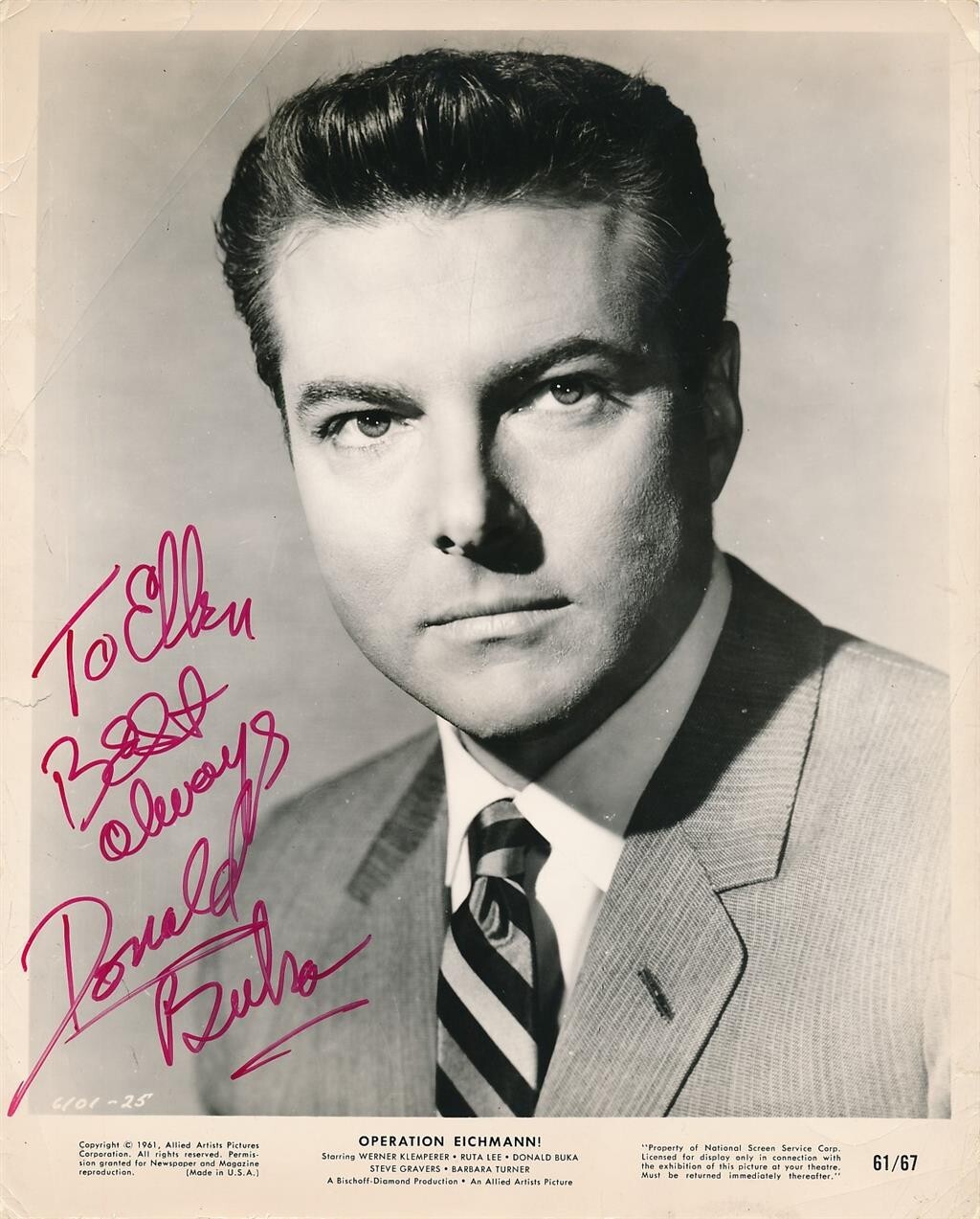Donald Buka- Signed Vintage B&W Photograph