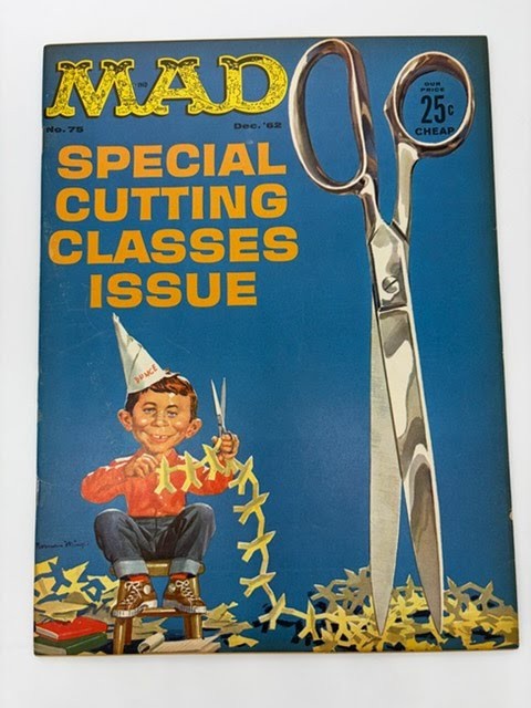 MAD Magazine #75 EC Comics 1962 Alfred E Neuman Norman Mingo Cutting Classes