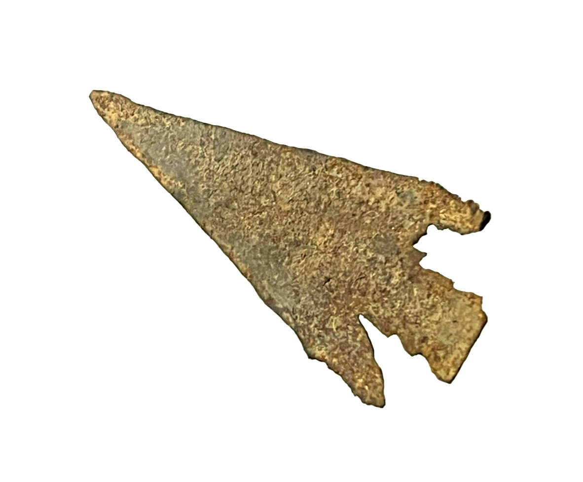 PHENOMENAL HISTORIC TRADE POINT COLORADO AUTHENTIC ARROWHEAD INDIAN ARTIFACT 2V5