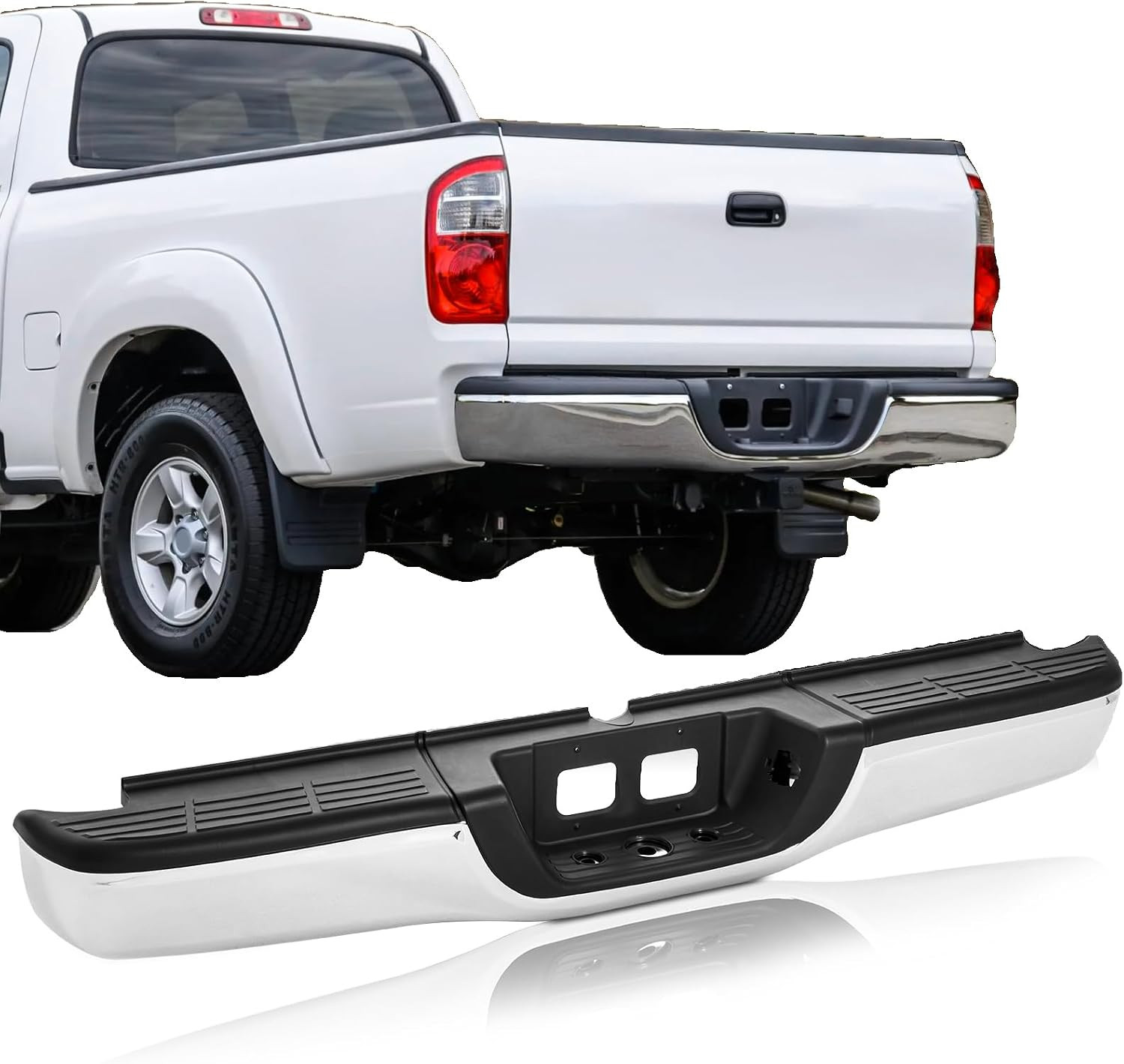 For 00-06 Tundra Rear Bumper Assembly Compatible with 2000 2001 2002 | 2003 2004 For 00-06 Tundra Rear Bumper Assembly Compatible with 2000 2001 2002 | 2003 2004
