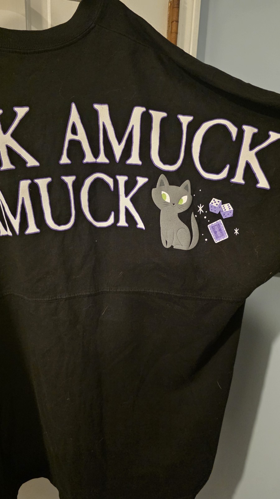 Disney 2018 Hocus Pocus Villain 25 Spelltacular Amuck Spirit Jersey Sz Large