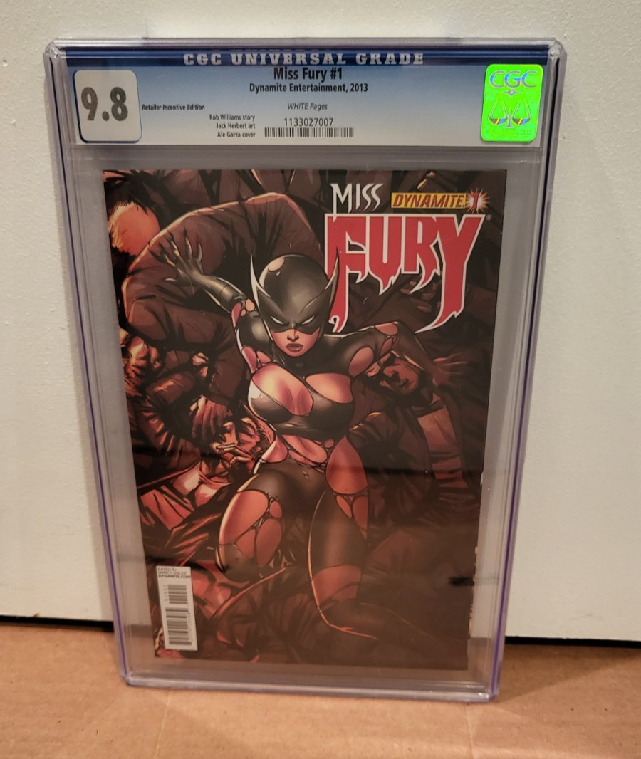 Miss Fury #1 CGC 9.8 (Vol 2, 2013) Ale Garza Retailer Incentive Edition Variant