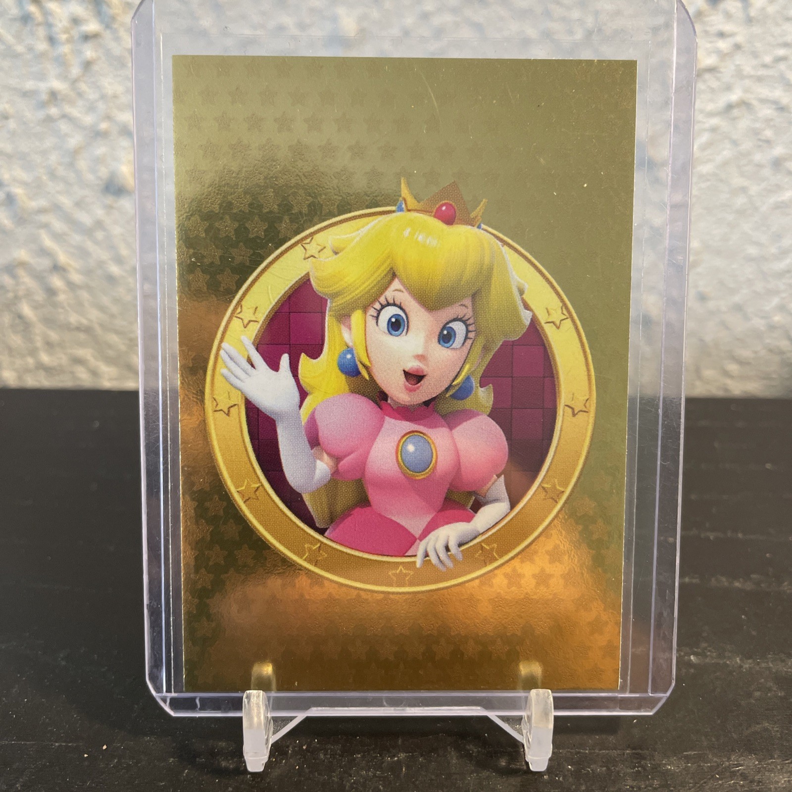 2022 SUPER MARIO Golden Card #147 PEACH Nintendo Italy Edition Foil Panini
