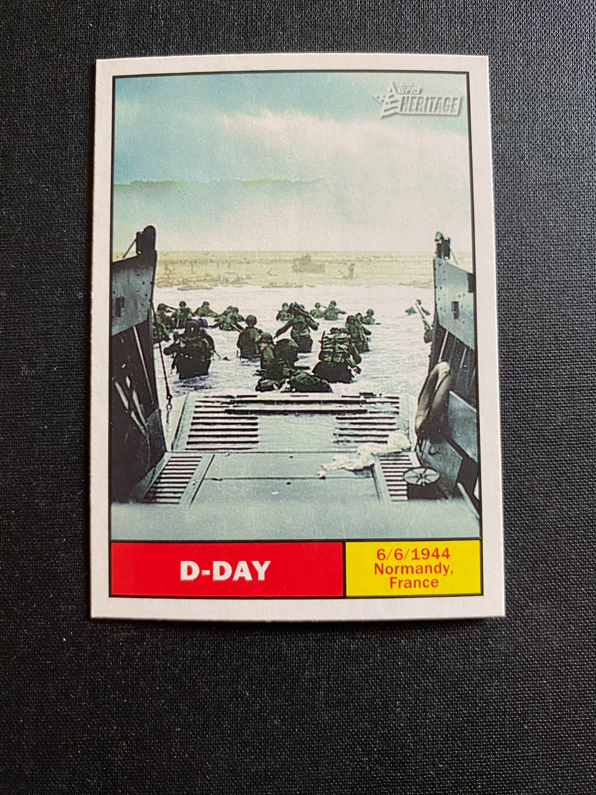 D-Day - 2009 Topps Heritage American Heroes Edition #119
