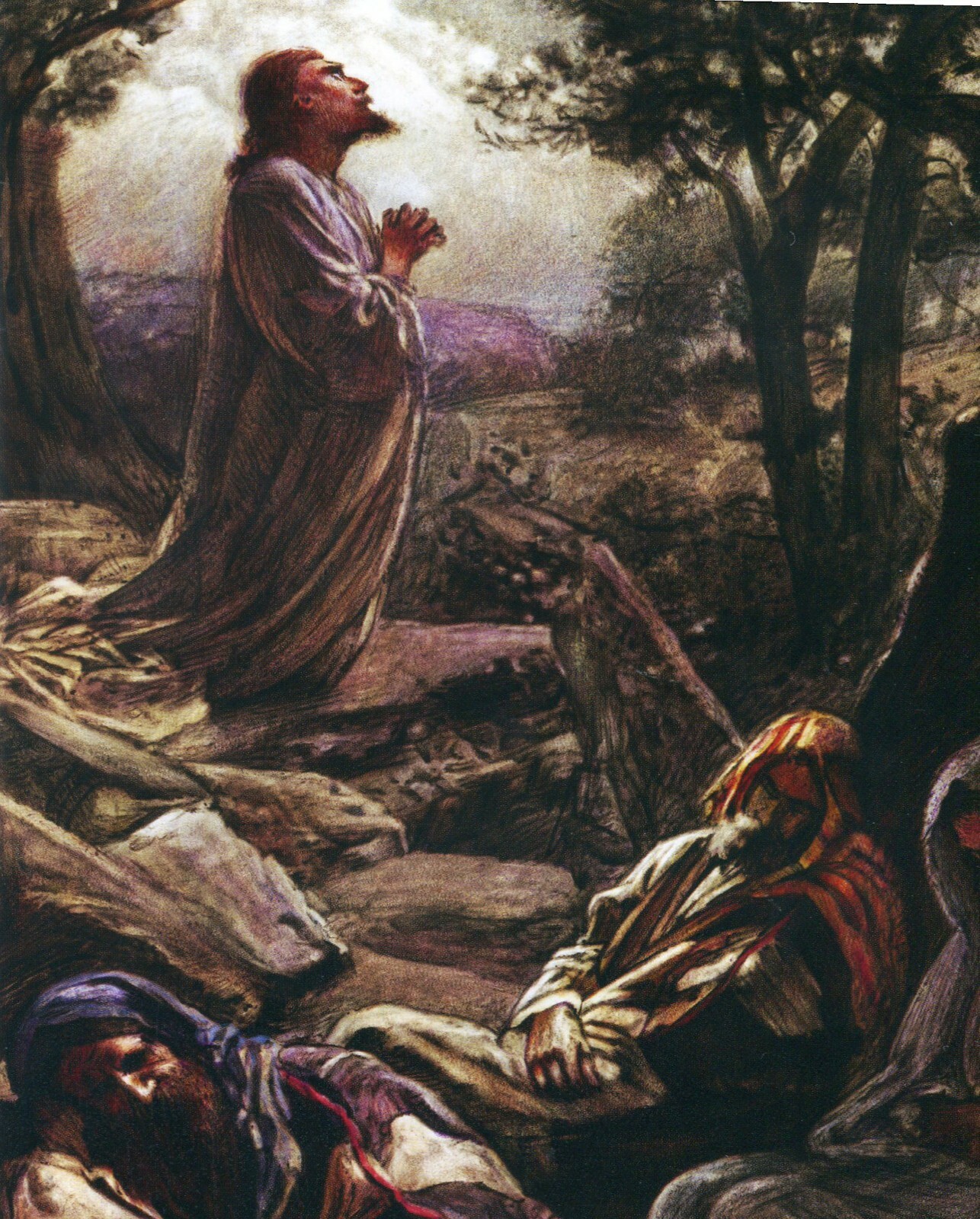 Catholic print picture- The Agony in the Garden C - 8