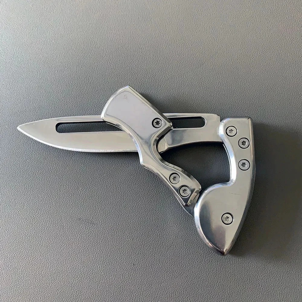 Mini Folding Pocket Knife Stainless Steel Outdoor Camping EDC Fruit Knife