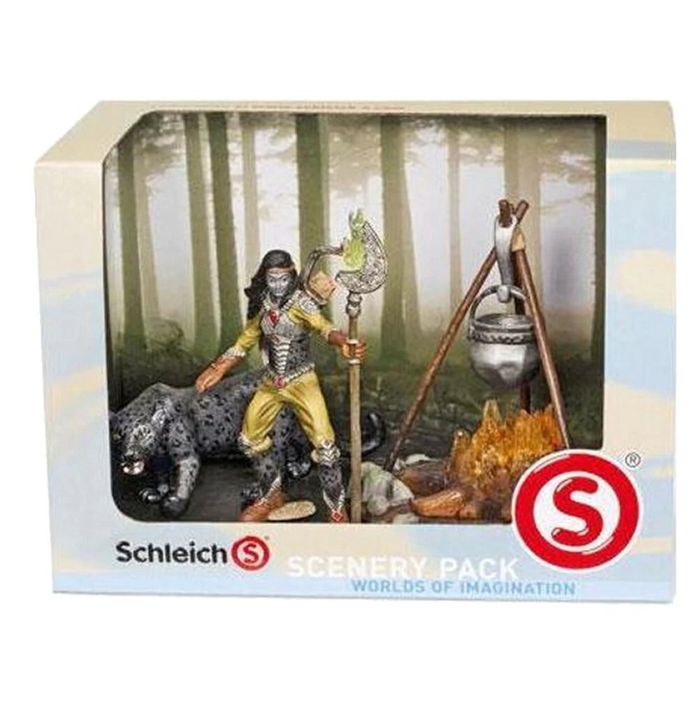 NEW 41811 Bayala 41811 RETIRED Schleich Noctis Scenery Pack Panther Noctis Fire