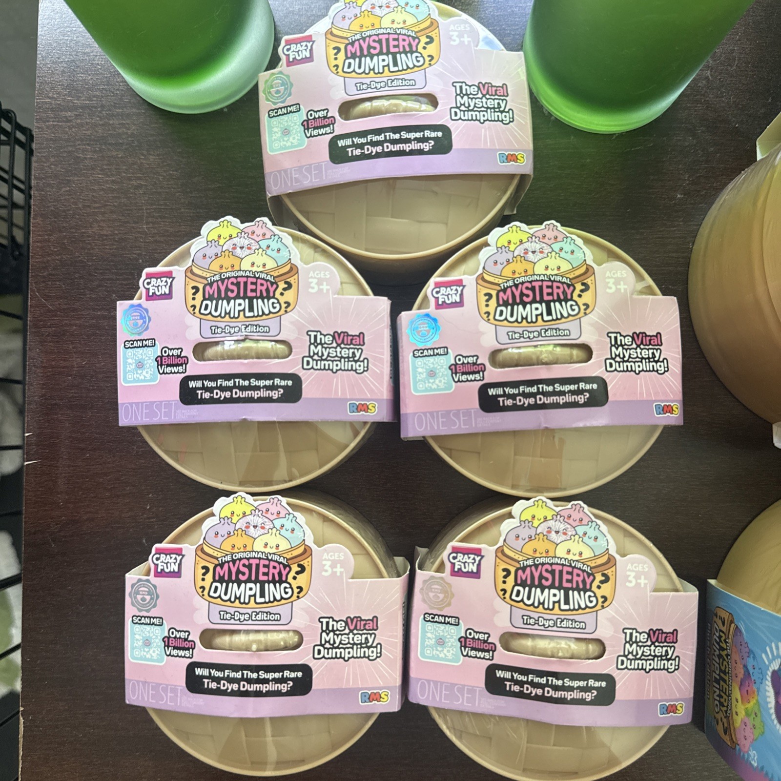 RMS Mystery Dumpling  Lot of 5 NEW Pastel Tie Dye Edition TEXTURE maltose