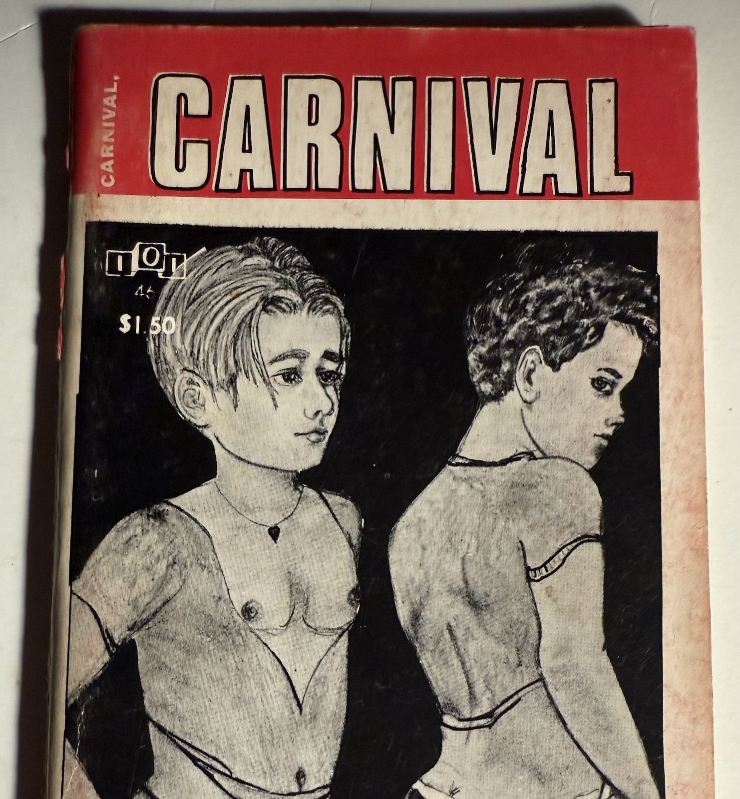 CARNIVAL CARNIVAL - 1969 NORMAN HOWARD- 101 ENTERPRISES VTG PULP NOVEL GAY INTR.