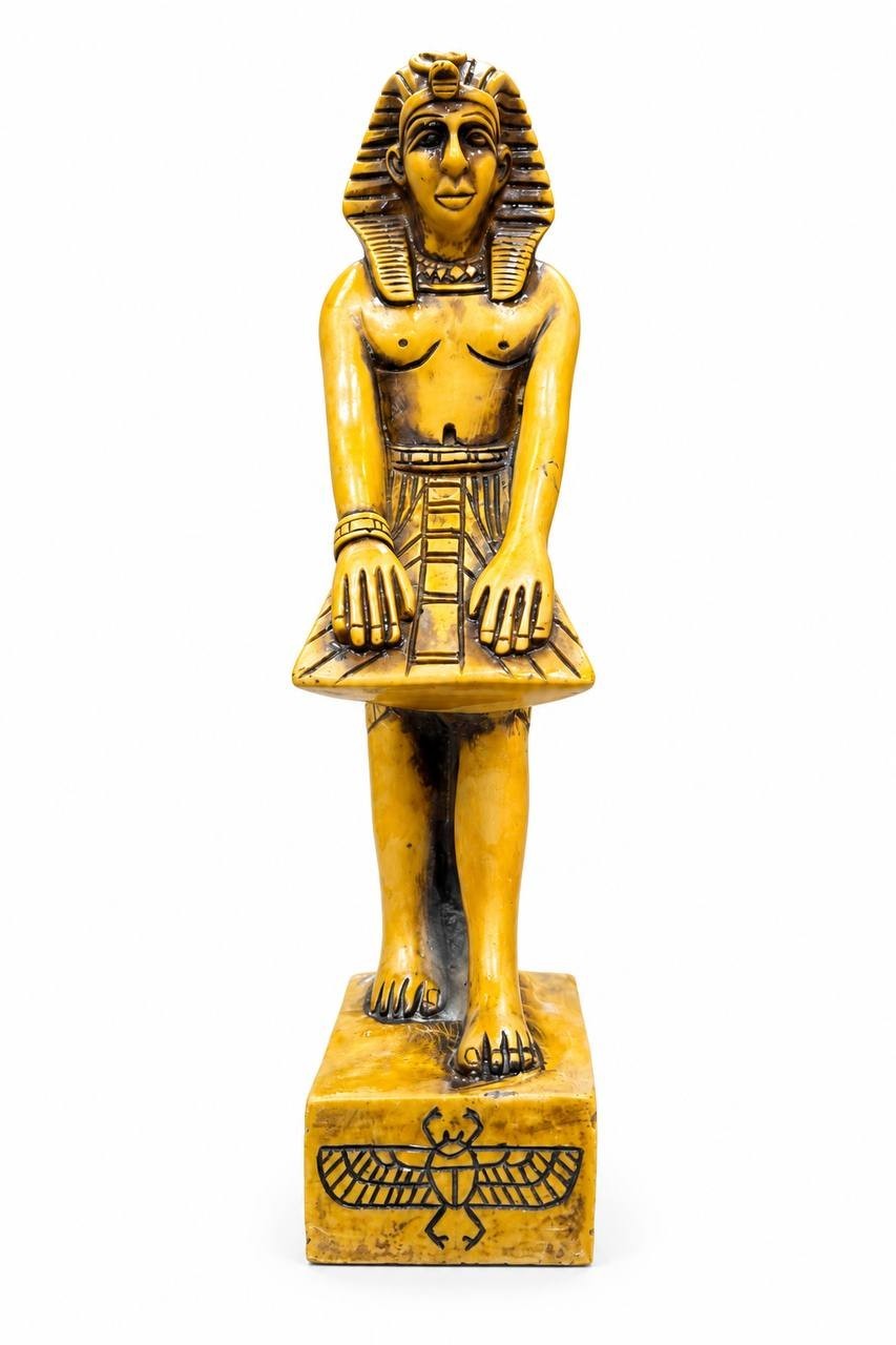 Egyptian Egypt Handmade Resin Ancient Statue King Tut Pharaoh Figure Figurine