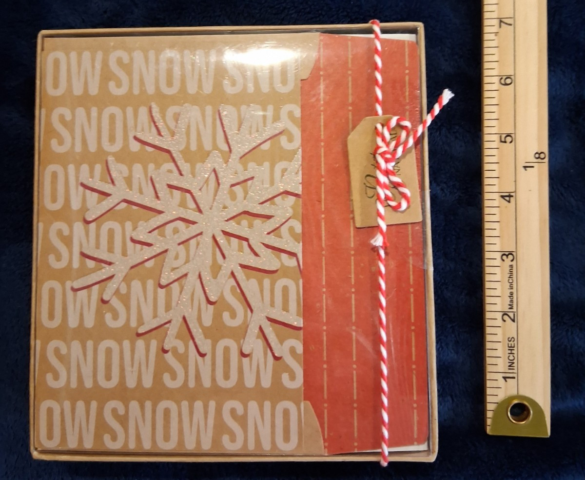 Paper Source Petite & Natural Christmas Cards Holiday Gnome Boxed 18 Ct NIB