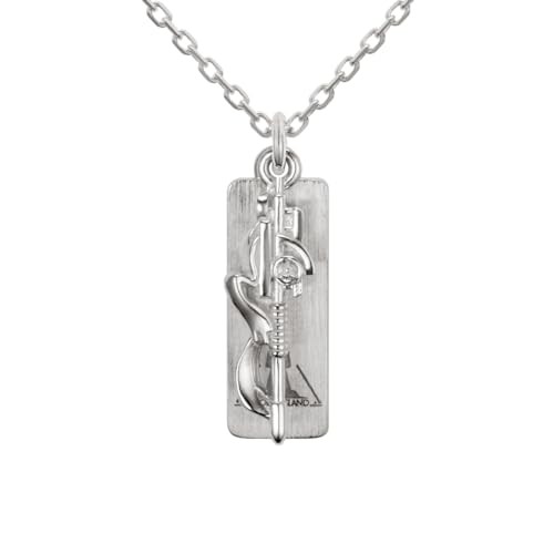 U-TREASURE Arknights Elysium Silver Motif Necklace Unisex Jewelry
