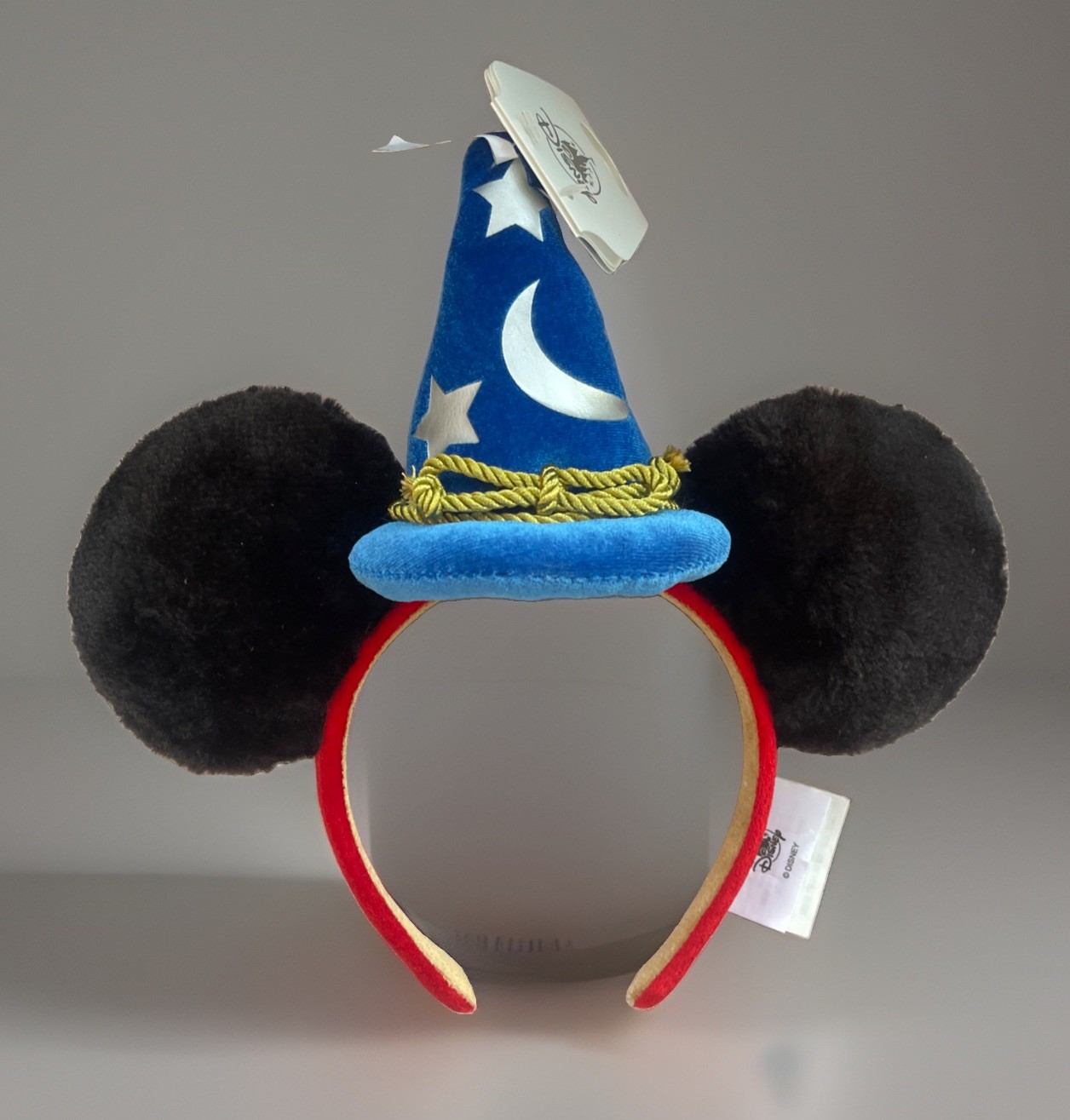 2025 Disney Parks Fantasia Sorcerer Mickey Mouse Hat Ear Headband NWT