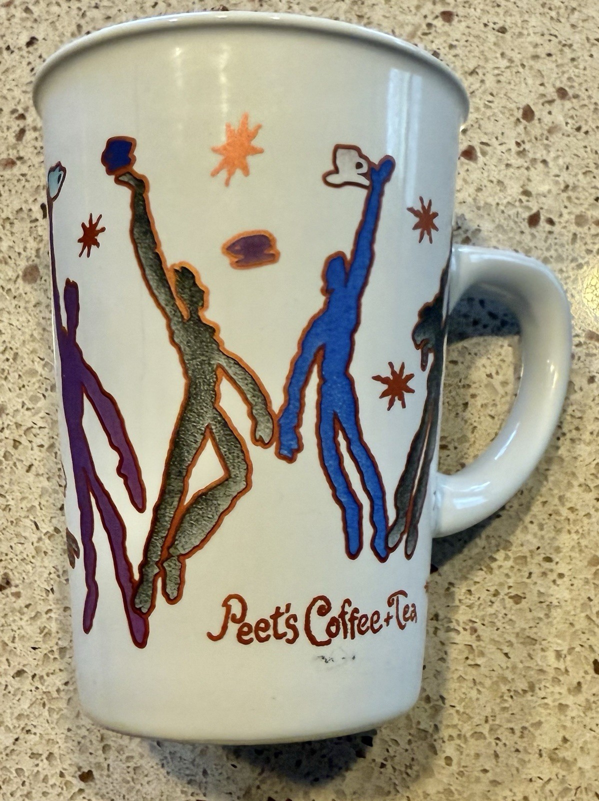 RARE PEET’S COFFEE & TEA 12 OUNCE FLYING CUG MUG G