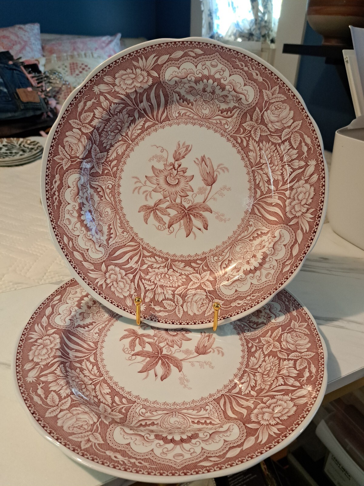 VTG Set-2 Dinner Plates Spode Archive Collection \