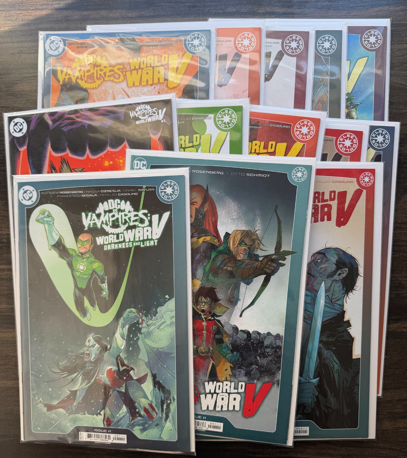 DC vs Vampires: World War V - complete set - plus Darkness and Light